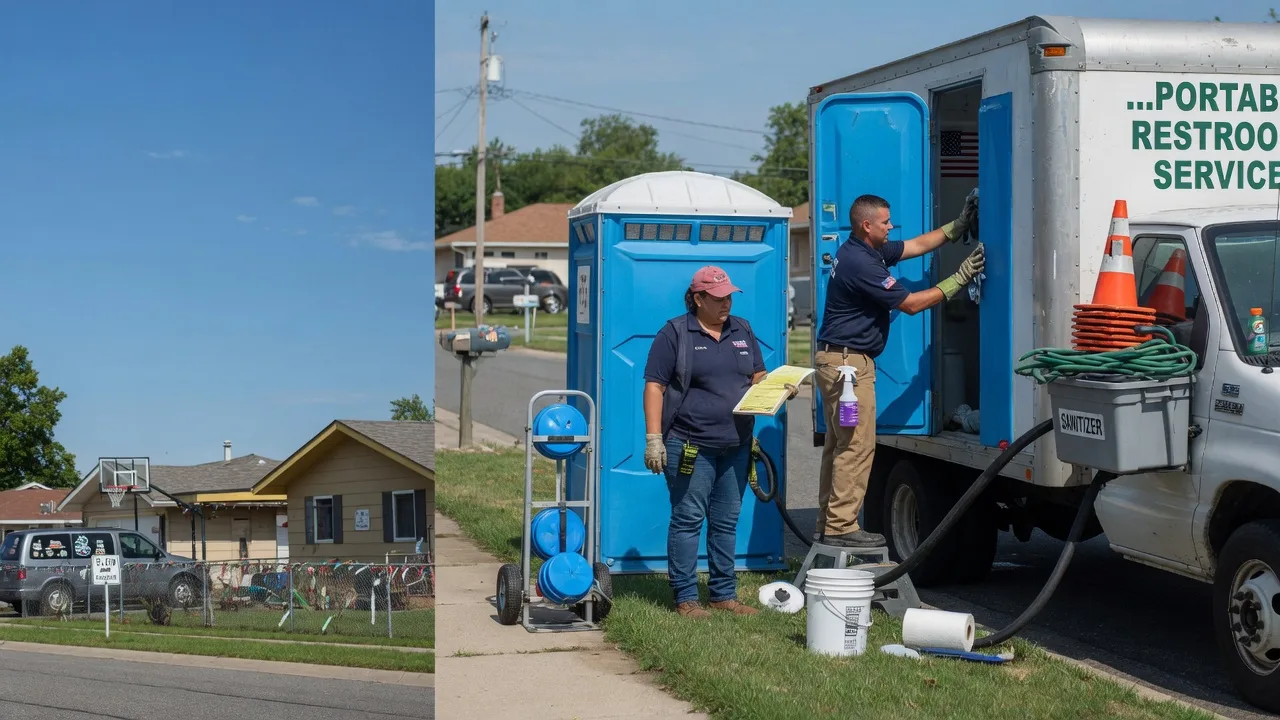 Portable Toilet Rental in Manchester, IL near me